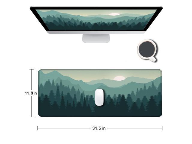 KEHIPI Mouse Pad Gaming, Large Mouse Pads for Desk, Keyboard Mouse Mat Desk Pad, Non-Slip Rubber Base with Stitched Edges Mousepad, 31.5x11.8 inch...