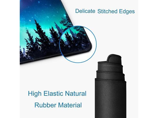 KEHIPI Gaming Large Mouse Pad with Stitched Edges, Galaxy Desk Mat, Extended Keyboard Pad, Non-Slip Rubber Base Desk Pad for Keyboard and Mouse,...