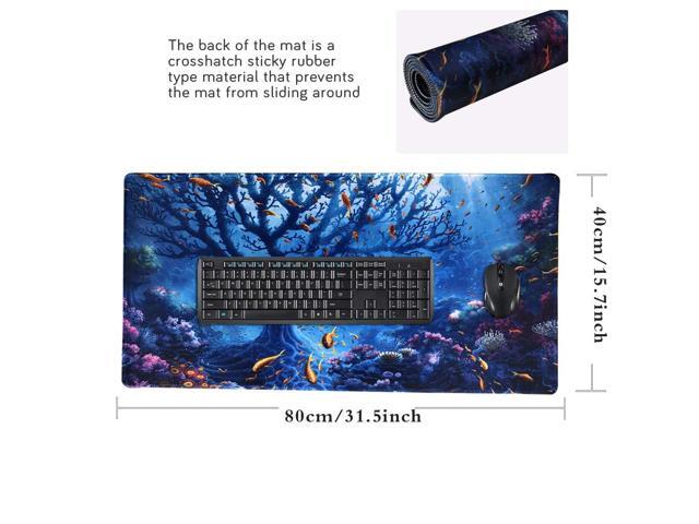 KEHIPI XXL Gaming Mouse Mat Extended & Extra Large Mouse Pad-80x40 haidi004