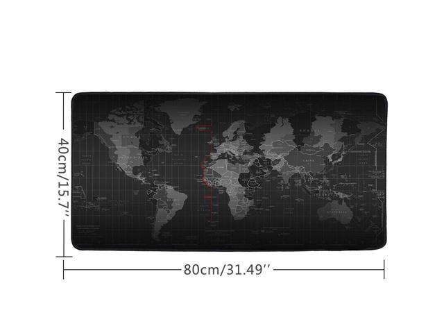 KEHIPI XXL Gaming Mouse Mat Extended & Extra Large Mouse Pad (80 * 40 Map)