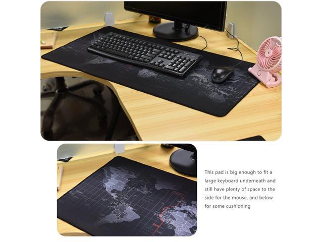 KEHIPI XXL Gaming Mouse Mat Extended & Extra Large Mouse Pad (80 * 40 Map)