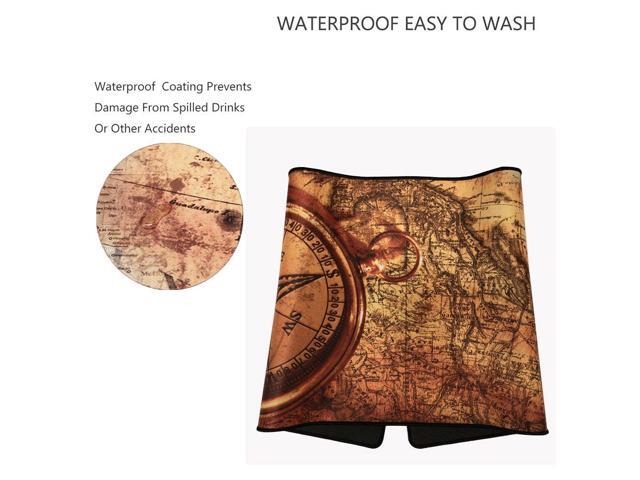 KEHIPI XXL Professional Large Mouse Pad& Computer Game Mouse Mat (35.4x15.7x0.1IN, Compass)