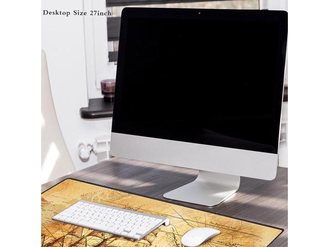 KEHIPI XXL Professional Large Mouse Pad & Computer Game Mouse Mat (35.4x15.7x0.1IN, Boat)