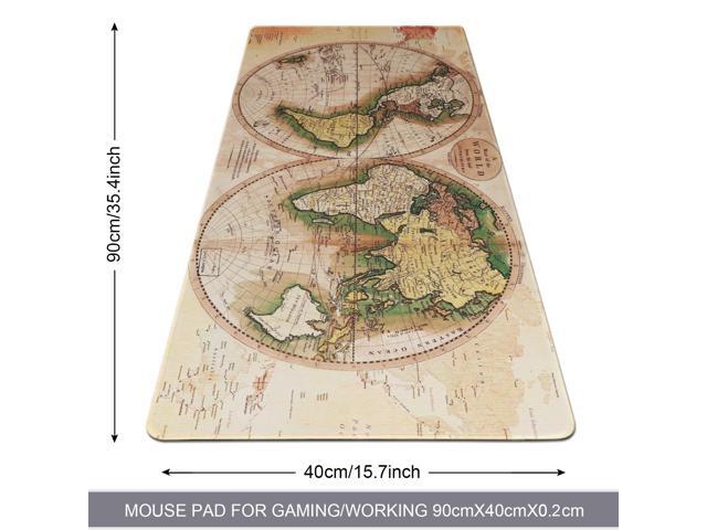 KEHIPI Professional Gaming Mouse Pad XXL & Computer Large Mouse Pad Table Mat(35.4x15.7x0.1IN, Ball)