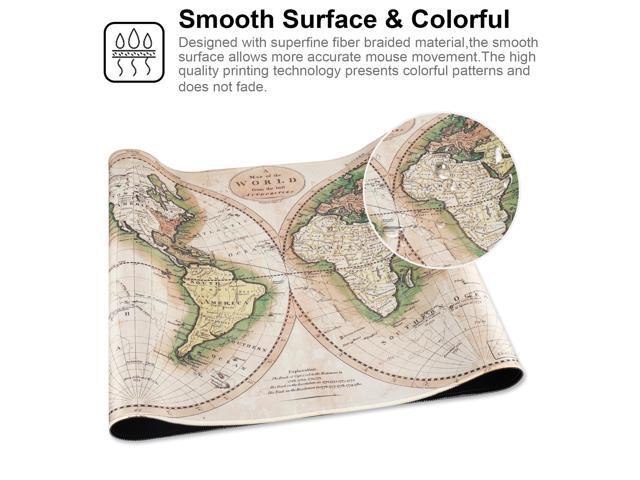 KEHIPI Professional Gaming Mouse Pad XXL & Computer Large Mouse Pad Table Mat(35.4x15.7x0.1IN, Ball)