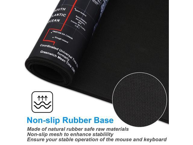 KEHIPI XXL Professional Large Mouse Pad & Computer Game Mouse Mat (35.4x15.7x0.1IN, Map) (90 * 40 Map)