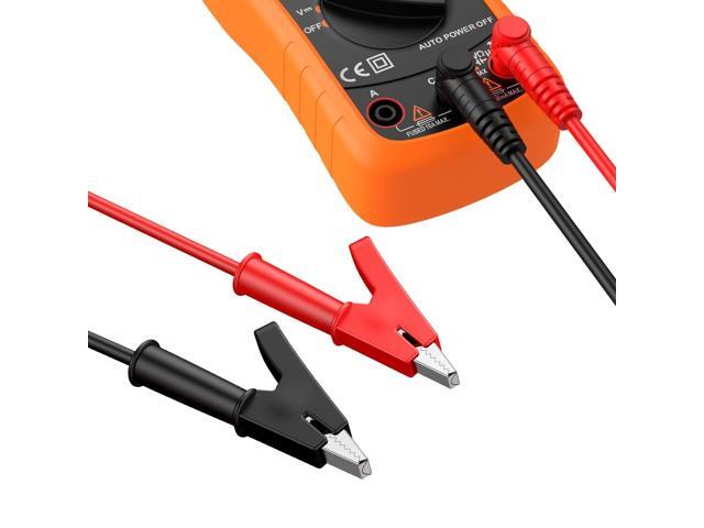 KEHIPI 4mm Banana Plug to Alligator Clip - 15A 1000V Pure Copper Flexible Electrical Test Cable One Meter for Multimeter Electrical Clamp Meter...