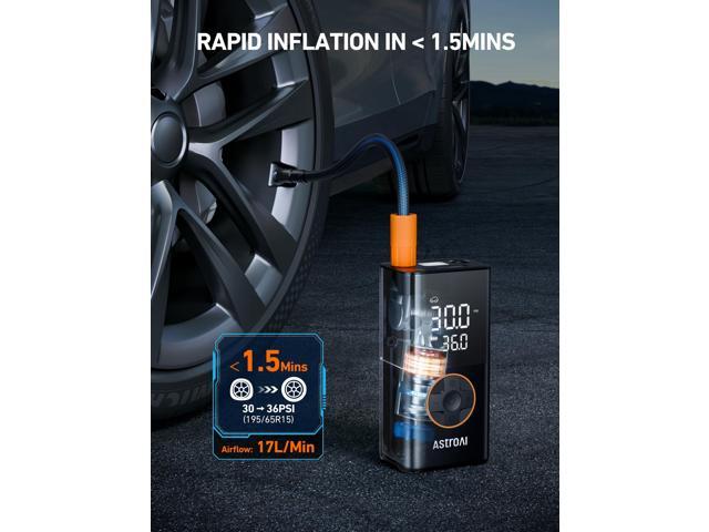 KEHIPI L7 Tire Inflator Portable Air Compressor Cordless-2pack Bike Pump with Digital Dual Values Display, 150 PSI Car Tires Pump with LED Lights...