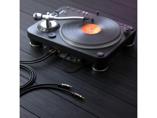 KEHIPI 15ft RCA/Phono Cable, 2 × 2 Plugs, Stereo Audio Cable, Practically Break-Proof & Flawless Sound Quality (coaxial, subwoofer/amp/HiFi & Home...