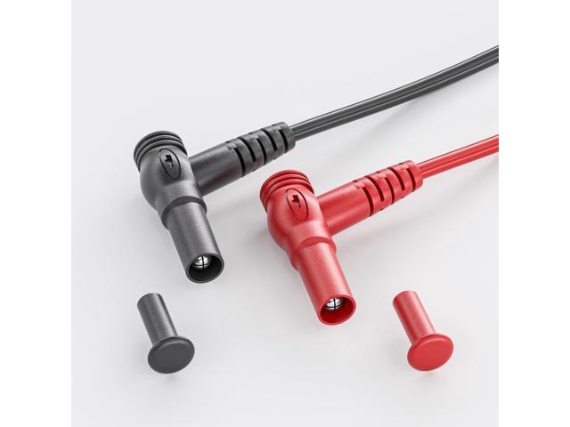 KEHIPI Multimeter Test Leads Kit Banana Plug with Push On Alligator Clips Precision Sharp Probes Digital Electrical Test Probes 1000V 10A