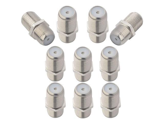 KEHIPI F-Type Female to Female Cable Connector RG6 Connector F Female to F Female Adapter Female to Female Antenna Connector Low Loss TV Cable...