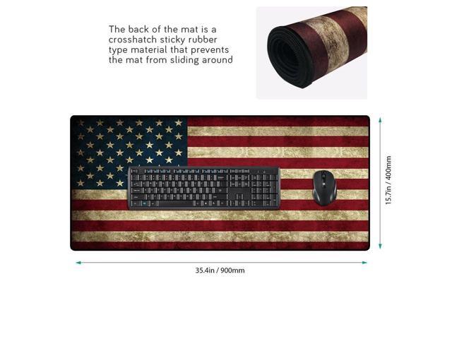 KEHIPI XXL Professional Large Mouse Pad & Computer Game Mouse Mat (35.4x15.7x0.1IN, 90x40 US)