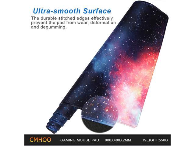 KEHIPI XXL Professional Large Mouse Pad & Computer Game Mouse Mat (35.4x15.7x0.1IN, 90x40 sky002)