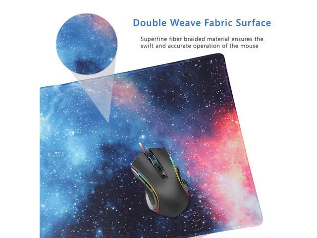 KEHIPI XXL Professional Large Mouse Pad & Computer Game Mouse Mat (35.4x15.7x0.1IN, 90x40 sky002)