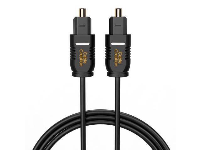 KEHIPI Optical Digital Audio Cable 15FT, Thin Fiber Optic Gold Plated Optical S/PDIF Cord for Home Theater, Sound Bar, TV, PS4, Xbox, DVD/CD...