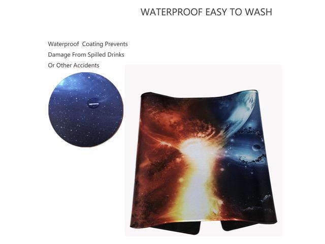 KEHIPI XXL Professional Large Mouse Pad & Computer Game Mouse Mat (35.4x15.7x0.1IN, 90x40 fireball007)