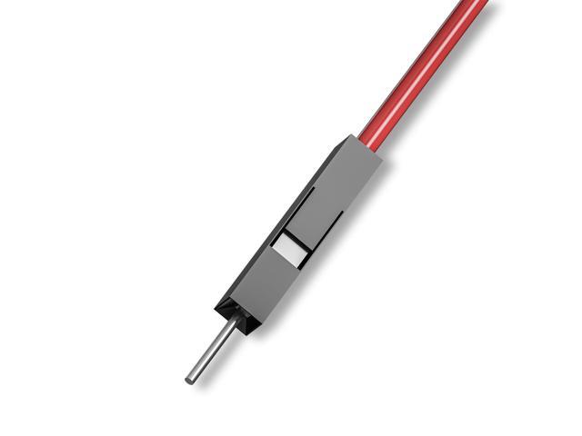 KEHIPI Stackable Banana Plug to Breadboard Male Jumper Wires Soft Flexible Silicone Test Leads for Electrical Testing