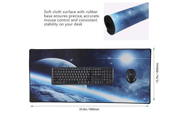 KEHIPI XXL Professional Large Mouse Pad & Computer Game Mouse Mat (35.4x15.7x0.1IN, 90x40 Space)