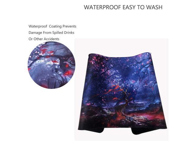 KEHIPI XXL Professional Large Mouse Pad & Computer Game Mouse Mat (35.4x15.7x0.1IN, 90x40 Forest)