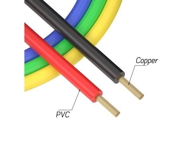 KEHIPI 5PCS Stackable Banana to Banana Plug Test Leads Soft Electrical Test Cable Wire 3.3ft/1m for Multimeter 1000V 15A