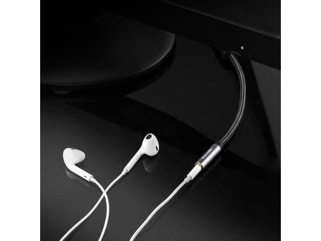 KEHIPI Headphone Extension Cable, 3.5mm TRRS Headphone Extension with Mic Male to Female Stereo Audio Cable for Smartphone,PC,TV,Headset,PS4...