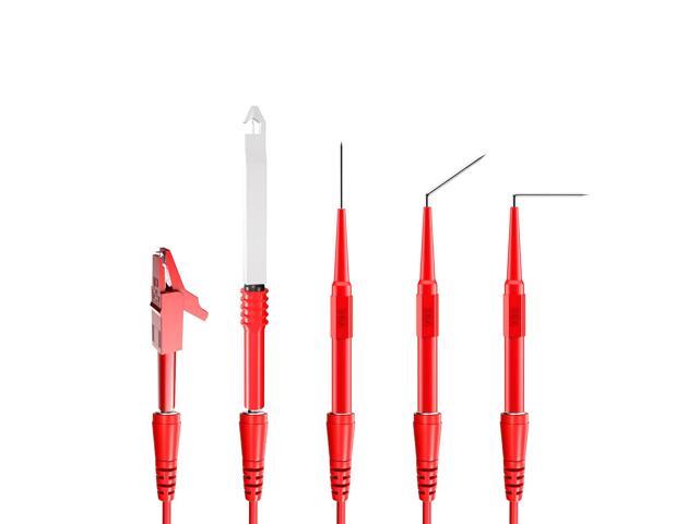 KEHIPI Back Probe Kit 30PCS Banana Plug to Copper Alligator Clip Automotive Test Leads Set with Alligator Clips, Wire Piercing Probes, 15PCS 30V...