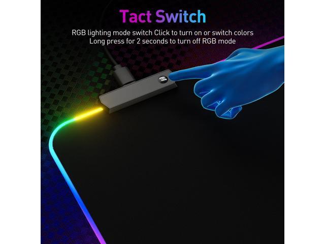 KEHIPI RGB Mousepad Led Mouse Pad, Large Mouse Pad,Led and Big Mouse mat