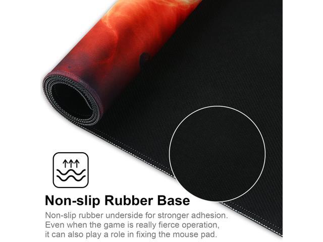 KEHIPI Large Gaming Mouse Pad with Stitched Edges,[35.4x15.7In] Extended Mouse Pad with Non-Slip Natural Rubber Base for...