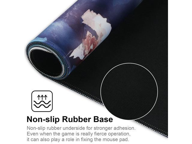 KEHIPI Large Gaming Mouse Pad with Stitched Edges,[35.4x15.7In] Extended Mouse Pad with Non-Slip Natural Rubber Base for...