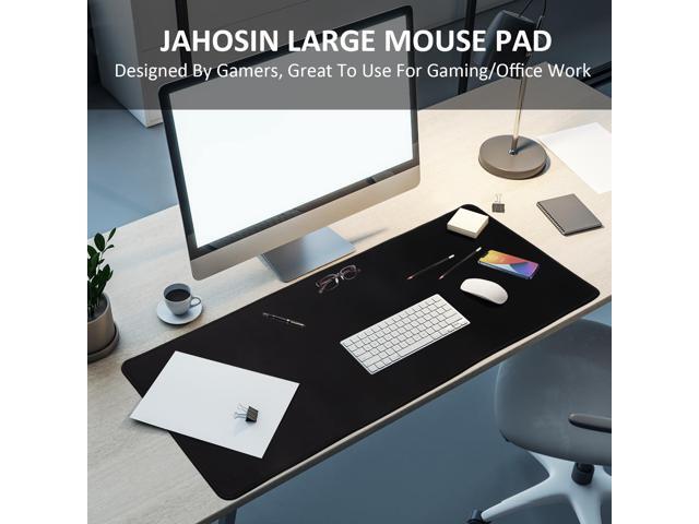 KEHIPI Large Gaming Mouse Pad with Stitched Edges,[35.4x15.7In] Extended Mouse Pad with Non-Slip Natural Rubber Base for...
