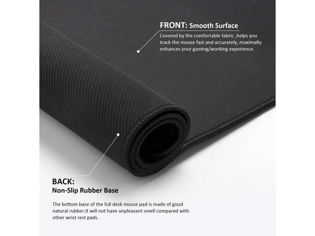 KEHIPI Large Gaming Mouse Pad with Stitched Edges,[35.4x15.7In] Extended Mouse Pad with Non-Slip Natural Rubber Base for...