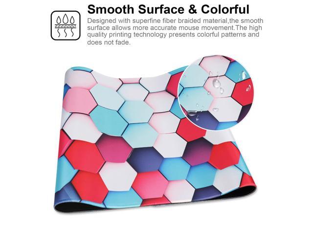 KEHIPI Large Gaming Mouse Pad with Stitched Edges,[35.4x15.7In] Extended Mouse Pad with Non-Slip Natural Rubber Base for...