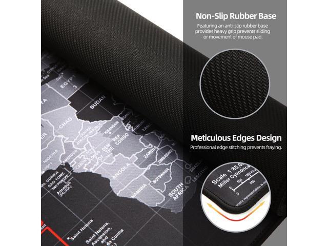 KEHIPI Large Gaming Mouse Pad with Stitched Edges,[35.4x15.7In] Extended Mouse Pad with Non-Slip Natural Rubber Base for Gamer/Desktop/Office/Home...