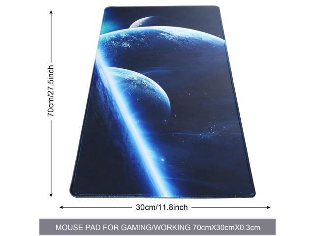 KEHIPI Large Gaming Mouse Pad with Stitched Edges,[27.5x11.8In] Extended Mouse Pad with Non-Slip Natural Rubber Base for Gamer/Desktop/Office/Home...