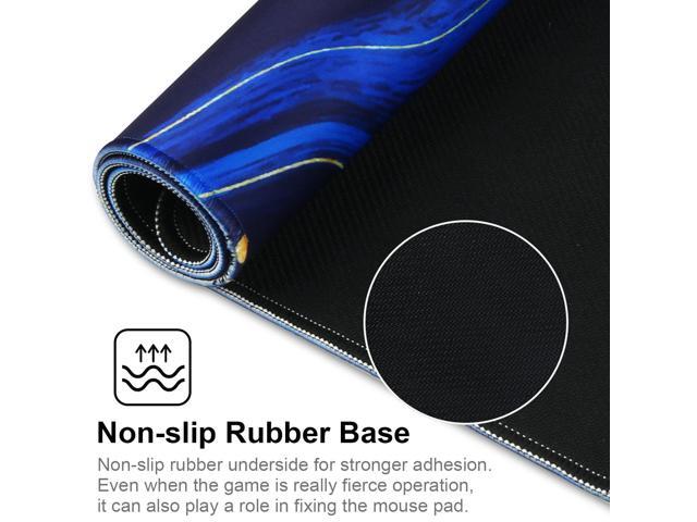 KEHIPI Large Gaming Mouse Pad with Stitched Edges,[35.4x15.7In] Extended Mouse Pad with Non-Slip Natural Rubber Base for...