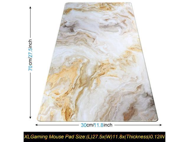 KEHIPI Large Gaming Mouse Pad with Stitched Edges,[27.5x11.8In] Extended Mouse Pad with Non-Slip Natural Rubber Base for Gamer/Desktop/Office/Home...