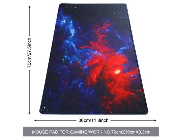 KEHIPI Large Gaming Mouse Pad with Stitched Edges,[27.5x11.8In] Extended Mouse Pad with Non-Slip Natural Rubber Base for Gamer/Desktop/Office/Home...