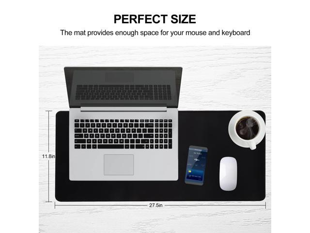 KEHIPI Large Gaming Mouse Pad with Stitched Edges,[27.5x11.8In] Extended Mouse Pad with Non-Slip Natural Rubber Base for Gamer/Desktop/Office/Home...