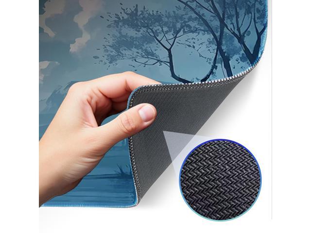 KEHIPI Mouse Pad, Moon Pattern, Non-Slip Rubber Base Gaming Mouse Pad for Home, Office, Gaming, Large 31.5x11.8 Inch Desk Pad