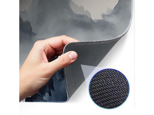 KEHIPI Mouse Pad, Gaming Mouse Pad, Ink Landscape Painting, Non-Slip Rubber Bottom, Stitched Edges, Suitable for Home, Office, Laptop, Keyboard...