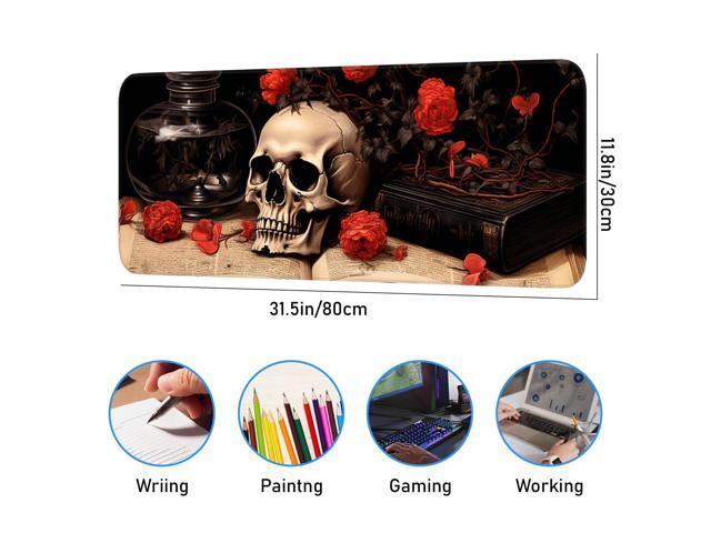 KEHIPI Mouse Pad, Premium Textured Waterproof Gaming Mouse Pad with Non-Slip Rubber Base, Large 31.5 x 11.8 Inch Desk Pad for Laptop, Office and...