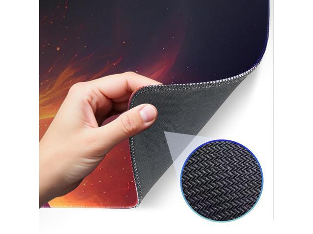 KEHIPI Gaming Mouse Pad, Galaxy Starry Sky Non-Slip Rubber Base with Seam Edge Mouse Pad, Extra Large 31.5x11.8 Inch, Suitable for Home, Office,...