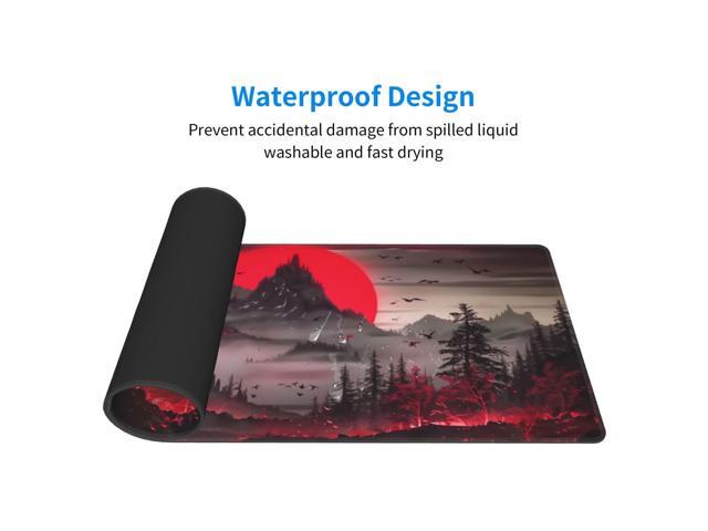 KEHIPI Extended Gaming Mouse Pad, Large Desk Mat XL Anime Mouse Pad Waterproof with Stitched Edges, Non-Slip Desktop Pad for Home and Office, Level...