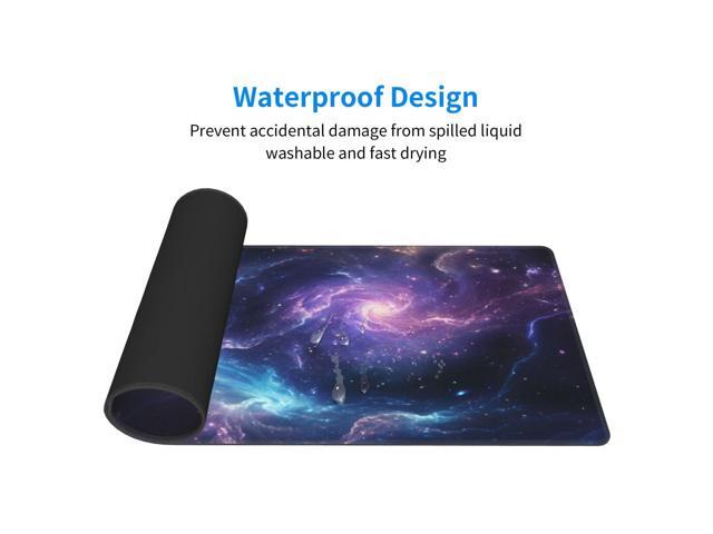 KEHIPI Gaming Mouse Pad Desk Pad,Extended Big Mouse Pad,31.5x11.8 Inch Long Computer Keyboard Mouse Mat Mousepad with 3mm Non-Slip Base and...