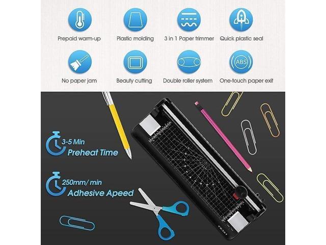 KEHIPI A3/A4/A6 Laminator Machine, YE381 Thermal Laminating Machine for Home Office School Use with 70 Laminating Pouches