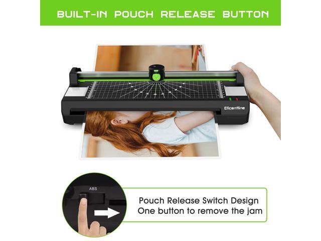 KEHIPI Laminator Machine for A3/A4/A6, Thermal Laminating Machine for Home Office School Use with 50 Pouches, Paper Trimmer and Corner Rounder (Green)