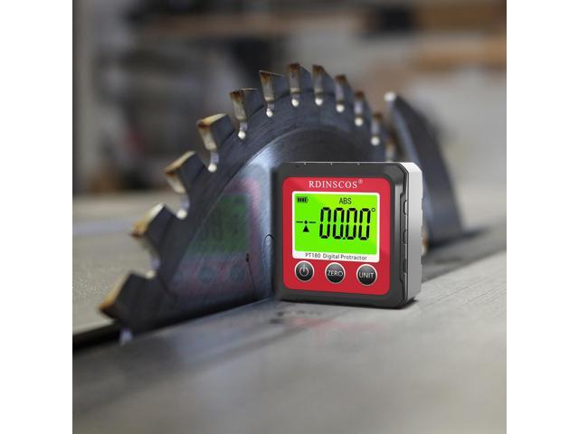 KEHIPI Digital Angle Finder Magnetic Table Saw Angle Finder Tool - Digital Inclinometer -4 of 90 Degree Finder Angle Cube Digital Protractor Bevel...