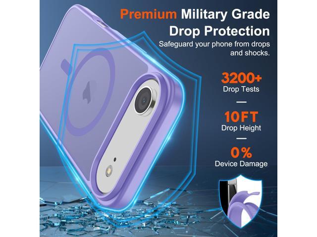 KEHIPI Magnetic for iPhone Air Case (Compatible with MagSafe)(Military Grade Drop Protection) Slim Translucent Matte Shockproof with...