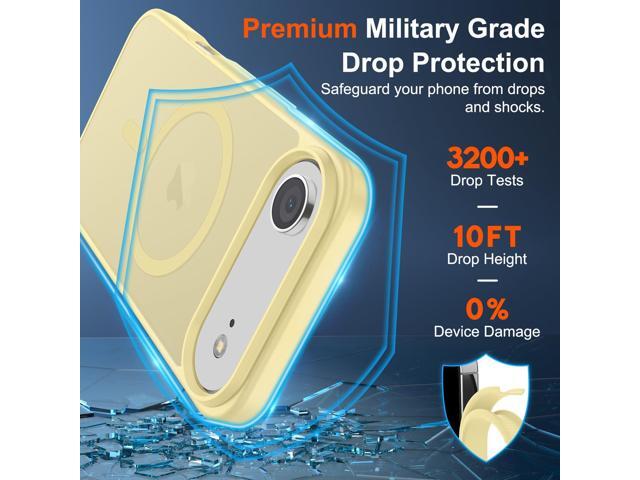 KEHIPI Magnetic for iPhone Air Case (Compatible with MagSafe)(Military Grade Drop Protection) Slim Translucent Matte Shockproof with...