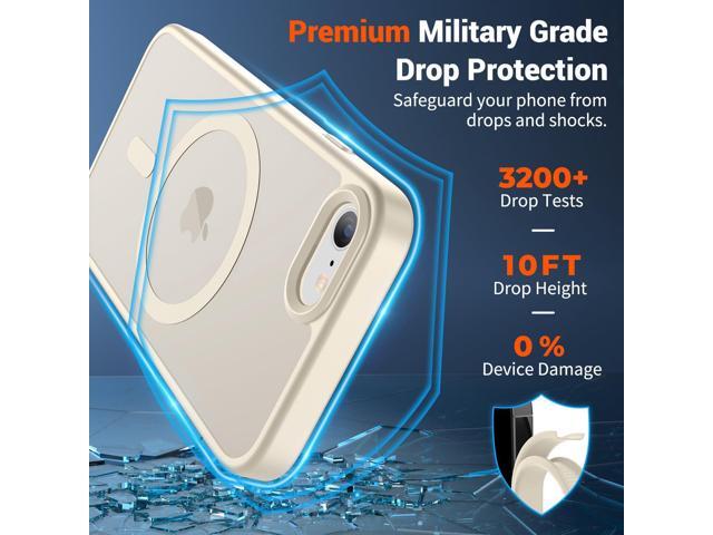 KEHIPI Magnetic for iPhone Air Case (Compatible with MagSafe)(Military Grade Drop Protection) Slim Translucent Matte Shockproof with...